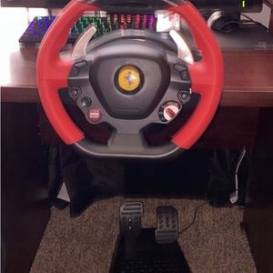 Ferrari 458 Spyder gaming steering wheel